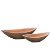 2er Set Terrakotta Schalen - Oval - Aluna