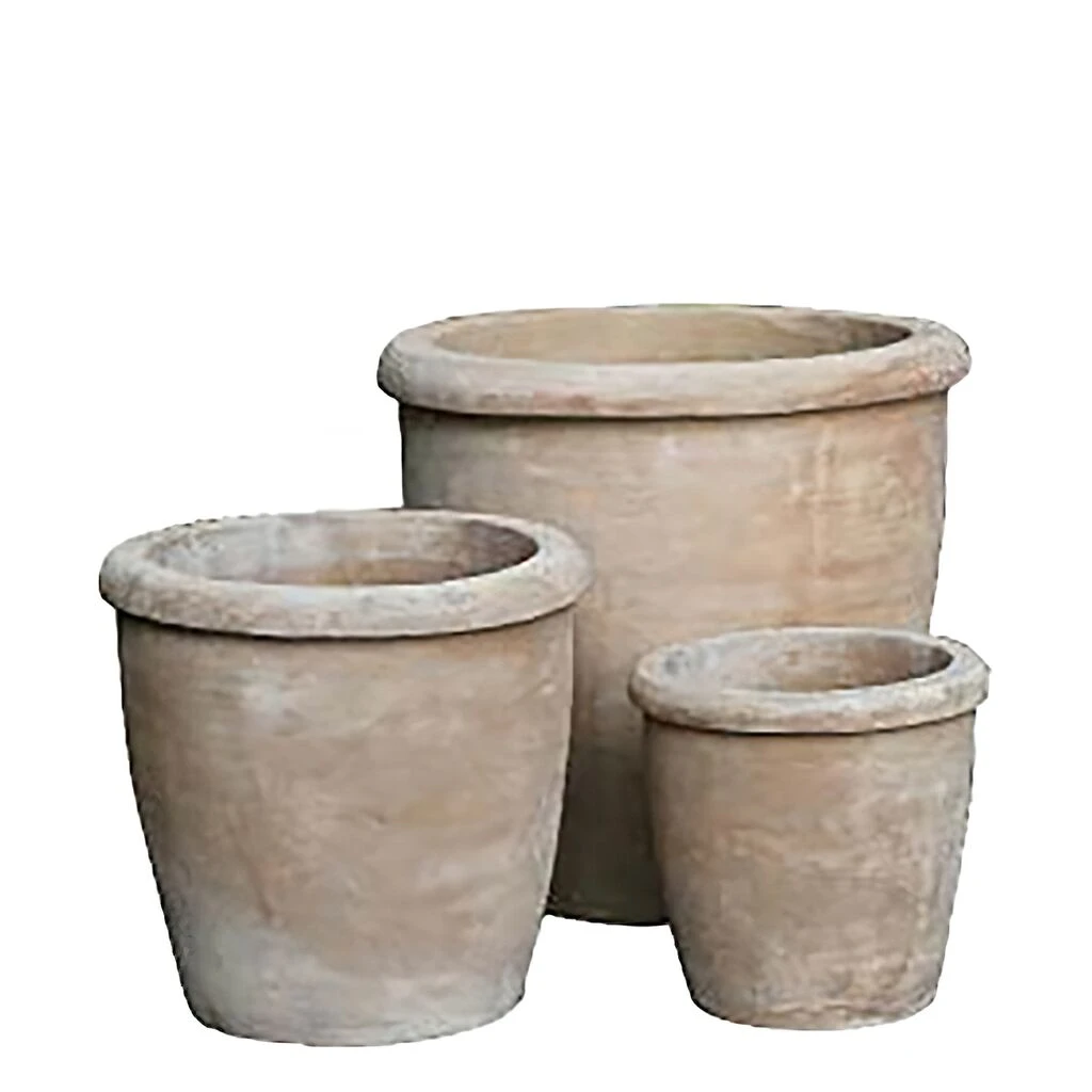 3er Set Terrakotta Pflanztöpfe - Rund - Tale 1 3er Set Terrakotta Pflanztöpfe - Rund - Tale