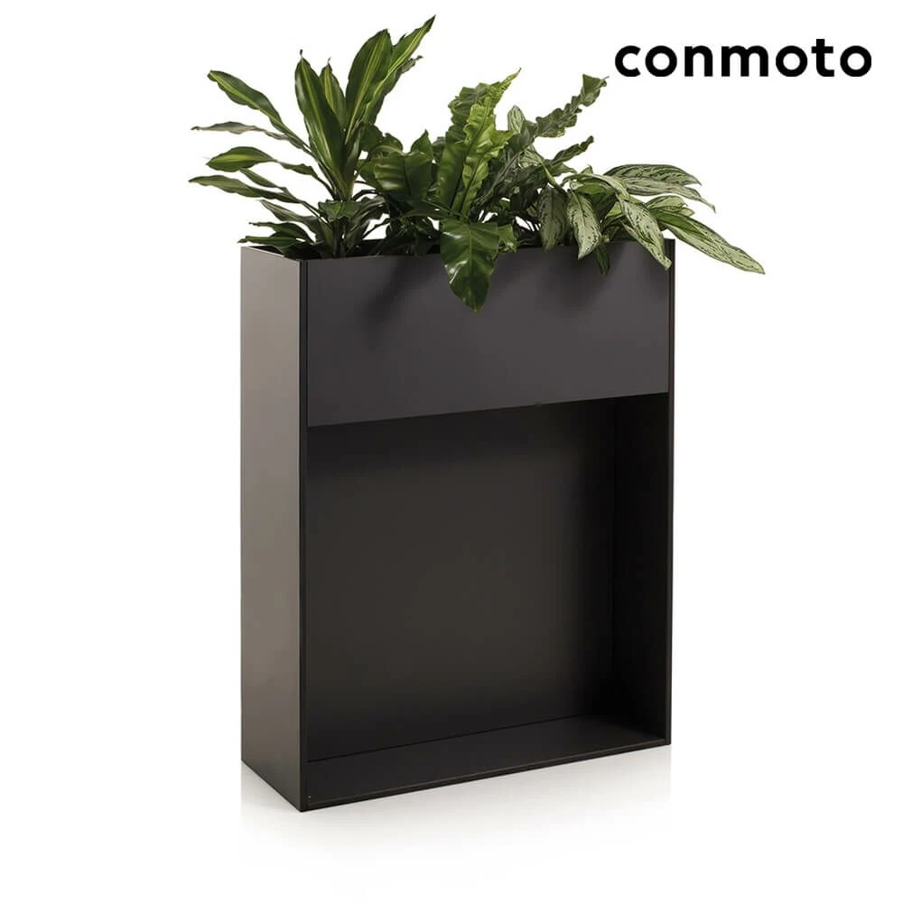 Anthrazit Outdoor Blumengefäß Aus HPL - Ticino Pflanzgefäß 1 Anthrazit Outdoor Blumengefäß Aus HPL - Ticino Pflanzgefäß