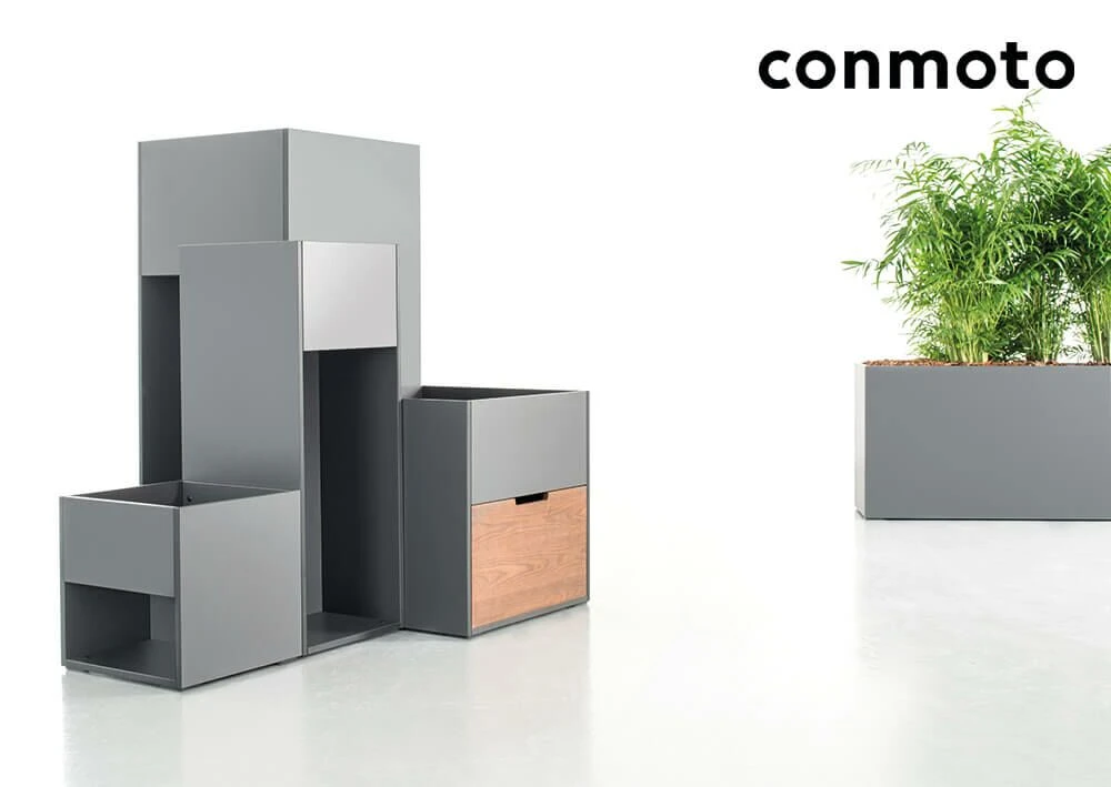 Anthrazit Outdoor Blumengefäß Aus HPL - Ticino Pflanzgefäß 4 Anthrazit Outdoor Blumengefäß Aus HPL - Ticino Pflanzgefäß – Bild 4