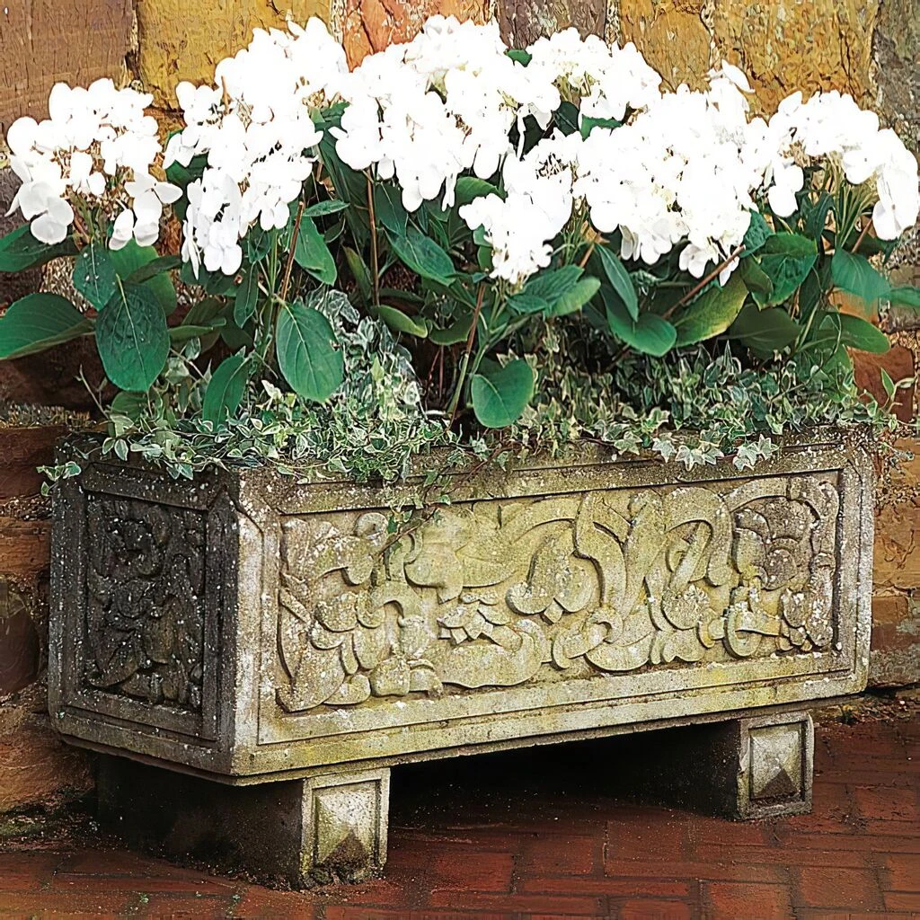 Antik Stein Blumenkübel Groß XXL - Coley Park 1 Antik Stein Blumenkübel Groß XXL - Coley Park