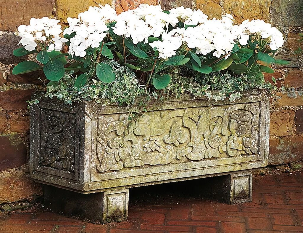 Antik Stein Blumenkübel Groß XXL - Coley Park 2 Antik Stein Blumenkübel Groß XXL - Coley Park – Bild 2