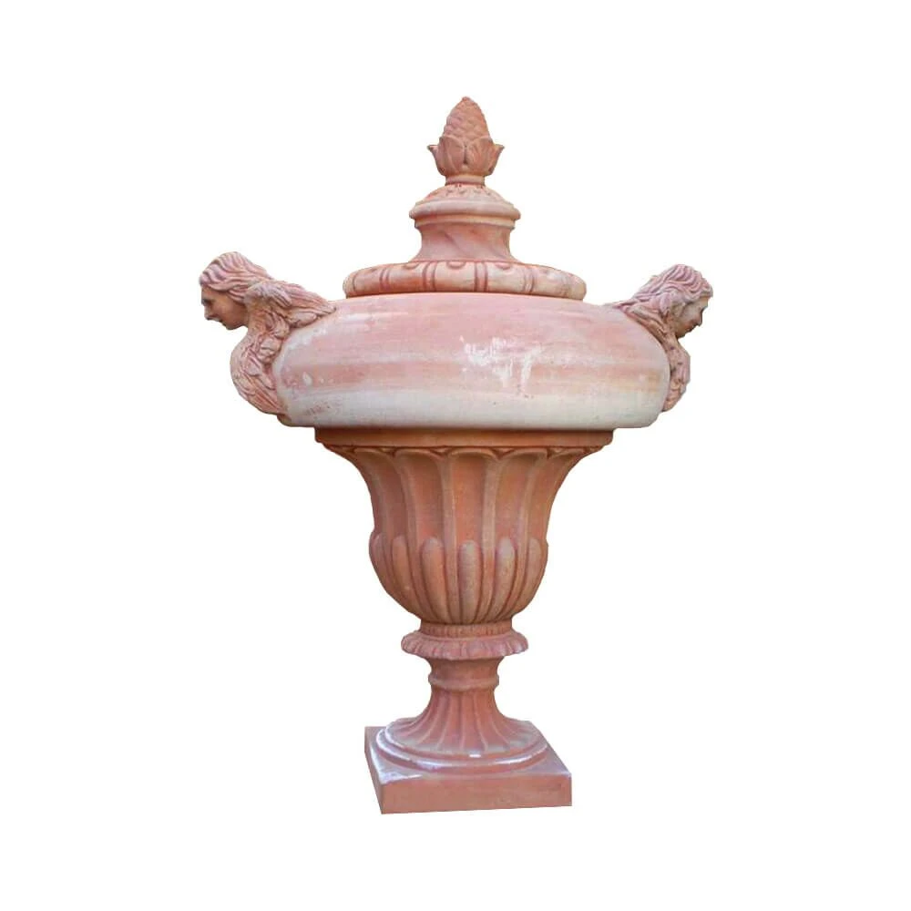 Antike Urne Für Den Garten - Terracotta - Busati 1 Antike Urne Für Den Garten - Terracotta - Busati