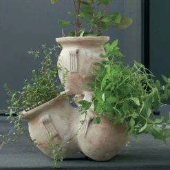 Besonderes Pflanzgefäß Aus Amphoren - Kräutertopf - Terrakotta - Tafari
