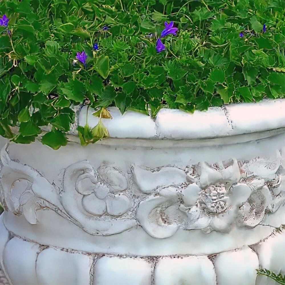 Dekorativer Steinguss Pflanzkübel Für Den Garten - Eleana 2 Dekorativer Steinguss Pflanzkübel Für Den Garten - Eleana – Bild 2