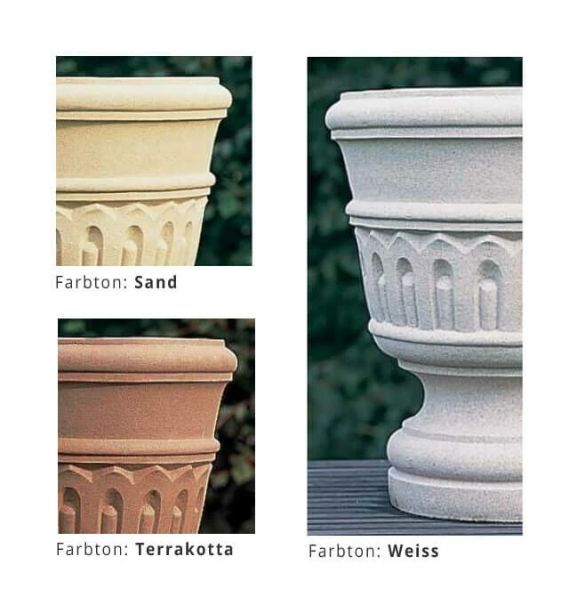 Eckiger Pflanztrog Im Klassischen Design Aus Stein - Hume Park 2 Eckiger Pflanztrog Im Klassischen Design Aus Stein - Hume Park – Bild 2