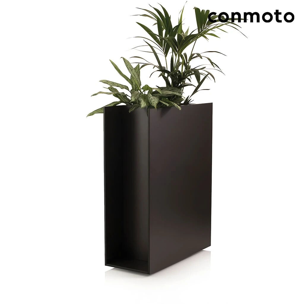 Elegantes Outdoor Pflanzgefäß Aus HPL Anthrazit - Sotomon 2 Elegantes Outdoor Pflanzgefäß Aus HPL Anthrazit - Sotomon – Bild 2