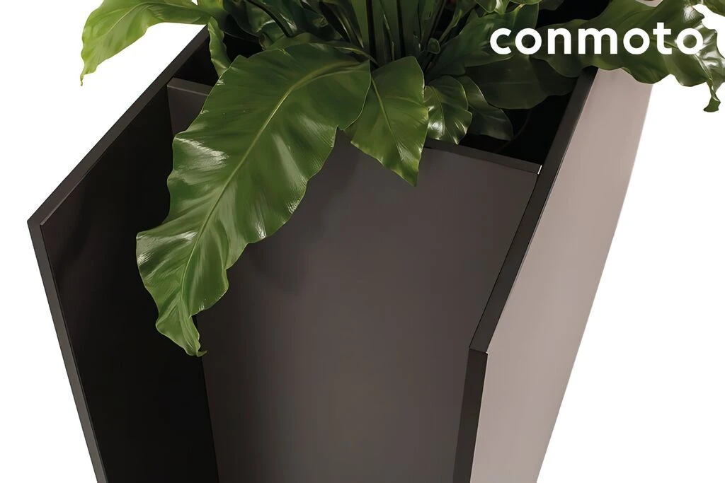 Elegantes Outdoor Pflanzgefäß Aus HPL Anthrazit - Sotomon 5 Elegantes Outdoor Pflanzgefäß Aus HPL Anthrazit - Sotomon – Bild 5