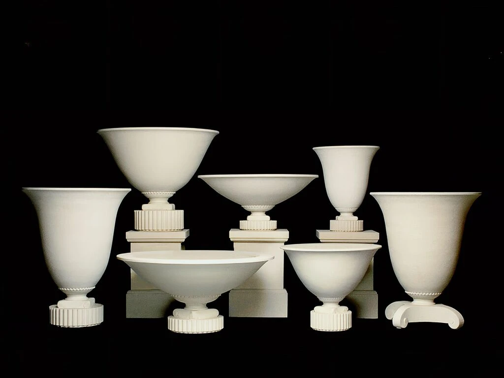 Englische Blumenamphore Steinguss - Hestia 2 Englische Blumenamphore Steinguss - Hestia – Bild 2