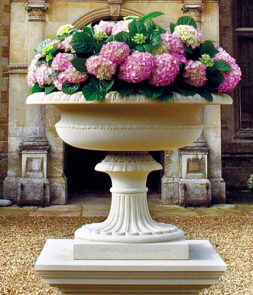 Englische Steinvase Steinguss - Turdor Hall 2 Englische Steinvase Steinguss - Turdor Hall – Bild 2