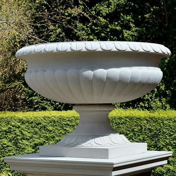 Englisches Pflanzgefäß Steinguss - Farley Castle 1 Englisches Pflanzgefäß Steinguss - Farley Castle