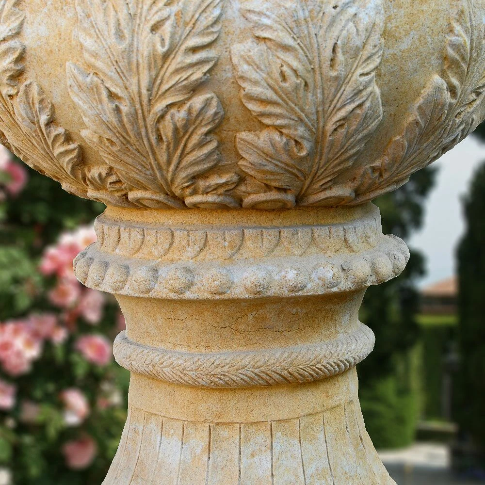 Garten Amphore Mit Sockel - Grandessa 2 Garten Amphore Mit Sockel - Grandessa – Bild 2