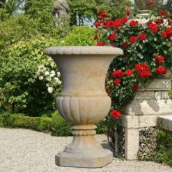 Große Stein Gartenamphore - Goethe Amphore