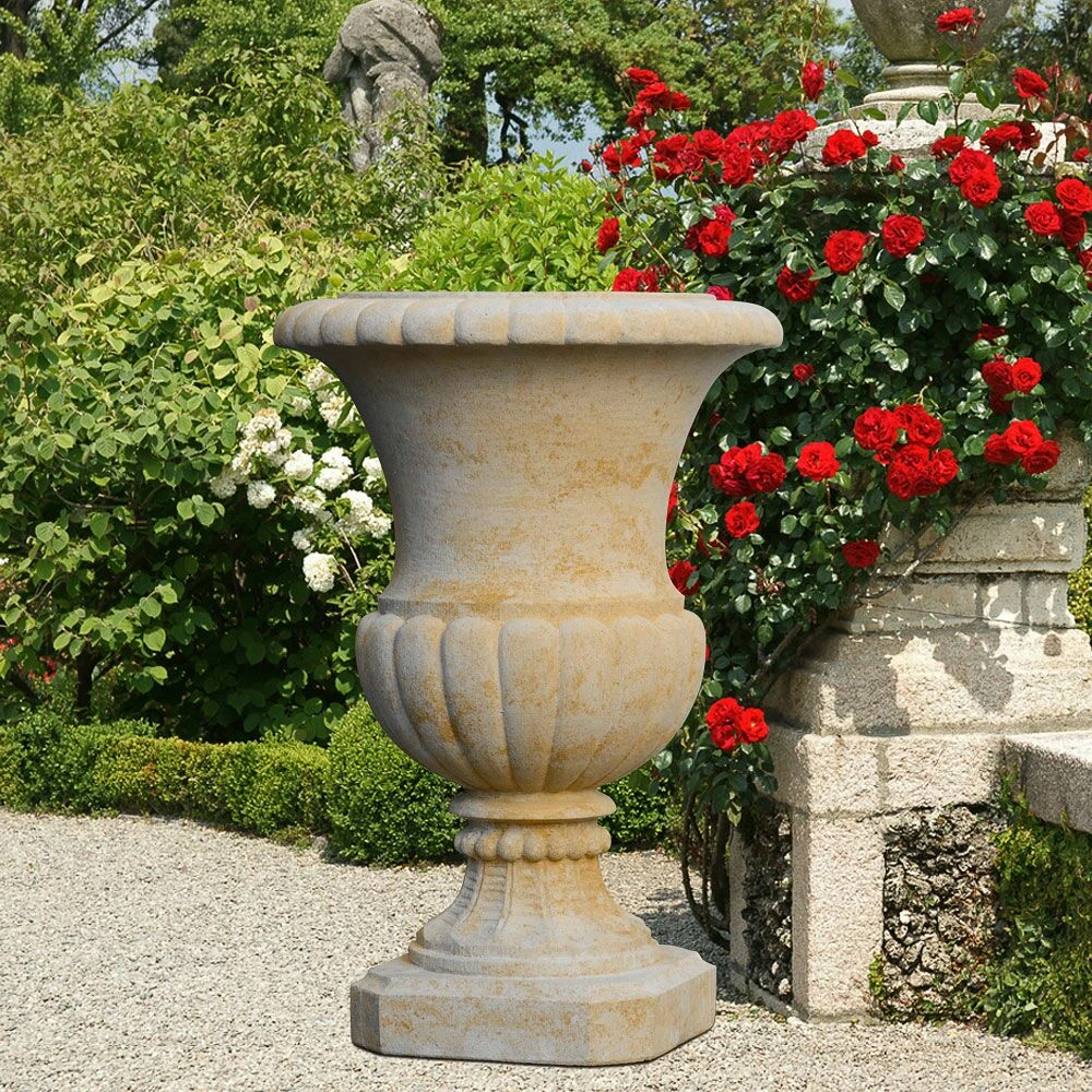 Große Stein Gartenamphore - Goethe Amphore 1 Große Stein Gartenamphore - Goethe Amphore