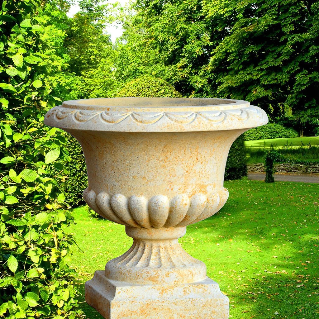 Historische Garten Steinvase - Clarence 1 Historische Garten Steinvase - Clarence