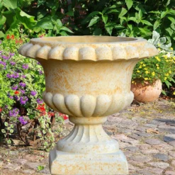 Historische Gartenvase Aus Stein - Fiora