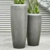 Hohe Garten Pflanzgefäße Aus Polystone Mit Einsatz - Verezzi