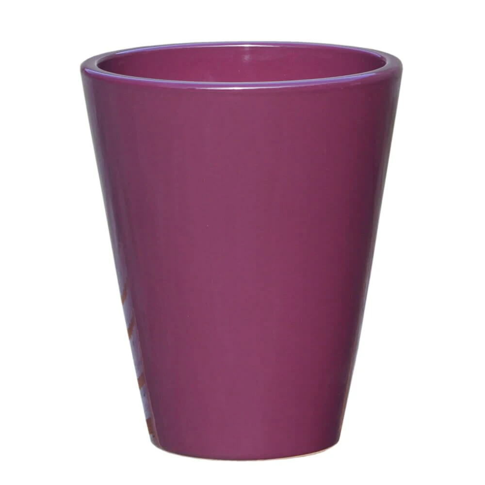Keramik Pflanzkübel Für Außen - Frostsicher - Fuchsia - Hoch - Amphiro Roza 1 Keramik Pflanzkübel Für Außen - Frostsicher - Fuchsia - Hoch - Amphiro Roza