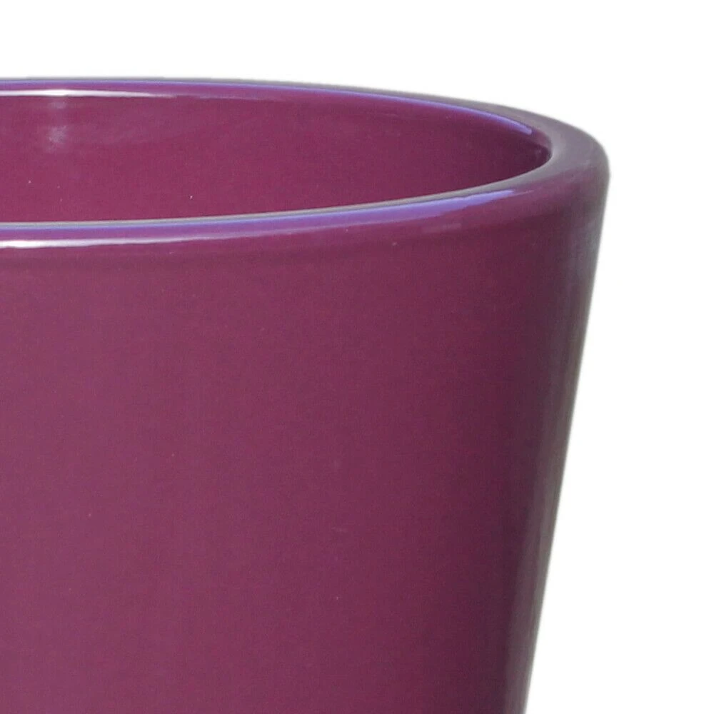 Keramik Pflanzkübel Für Außen - Frostsicher - Fuchsia - Hoch - Amphiro Roza 2 Keramik Pflanzkübel Für Außen - Frostsicher - Fuchsia - Hoch - Amphiro Roza – Bild 2