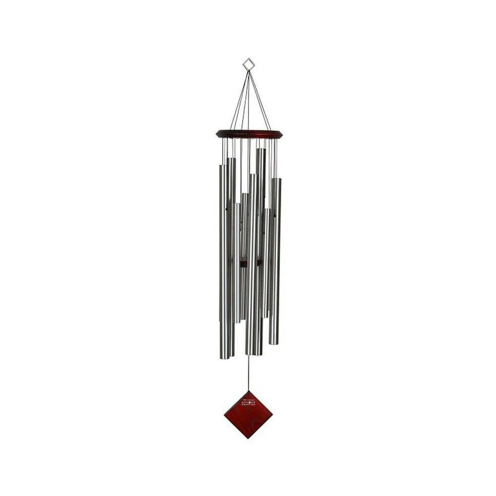 Klangspiel Mit Metallröhren Und Holz - Chimes Of Eclipse - Silber 1 Klangspiel Mit Metallröhren Und Holz - Chimes Of Eclipse - Silber
