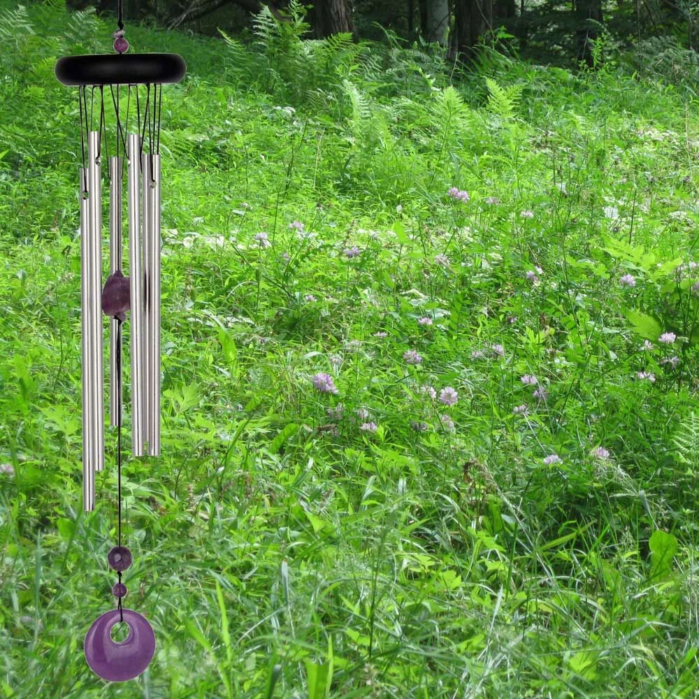 Klangspiel Woodstock Chakra Chime - Amethyst 2 Klangspiel Woodstock Chakra Chime - Amethyst – Bild 2