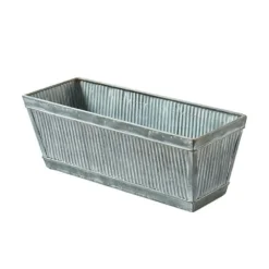 Langer Metall Blumenkasten Für Den Garten - Jerulano