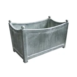 Langer Metall Pflanzkübel Rustikal Geschwungen - Urgrima Vio