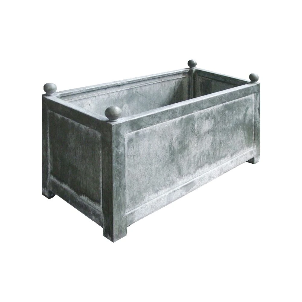 Langer Pflanzkübel Aus Metall In Rost Oder Grau - Rustikal - Seliruna 1 Langer Pflanzkübel Aus Metall In Rost Oder Grau - Rustikal - Seliruna