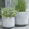 Moderne Pflanzkübel Im 2er Set - Glasfaser-Beton - Pretoro