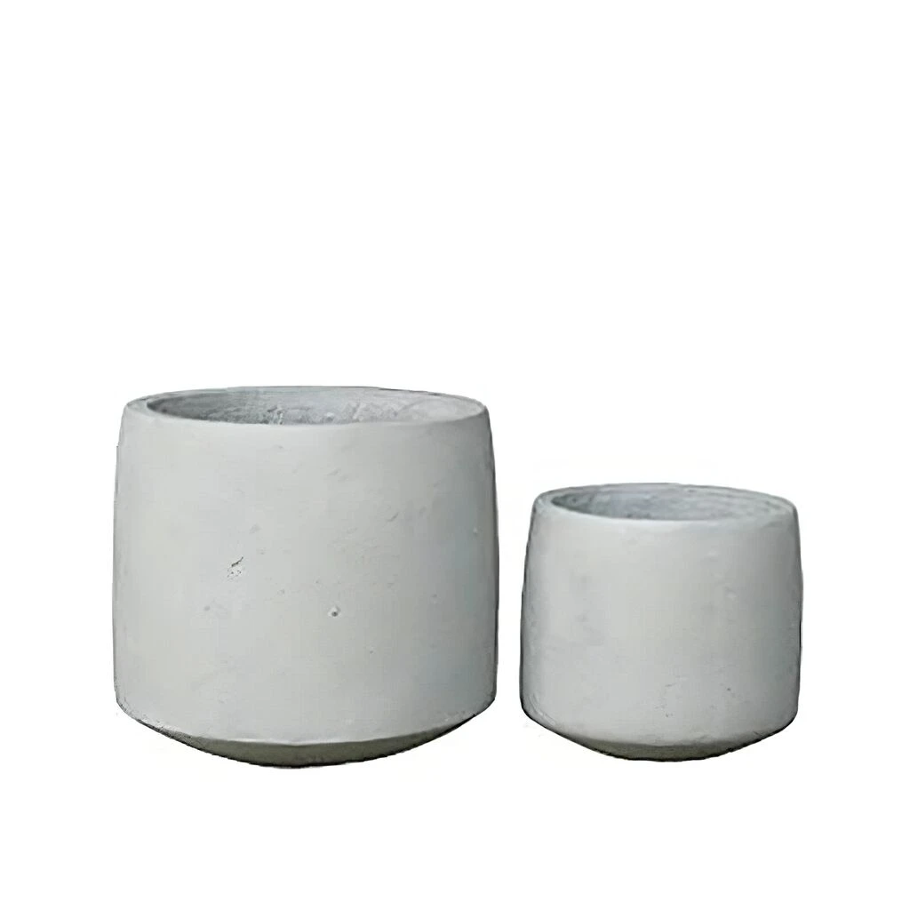 Moderne Pflanzkübel Im 2er Set - Glasfaser-Beton - Pretoro 2 Moderne Pflanzkübel Im 2er Set - Glasfaser-Beton - Pretoro – Bild 2