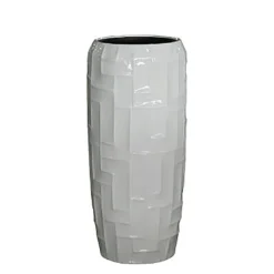 Moderne Pflanzvasen Für Draußen - Polystone - Weiß - Frontino