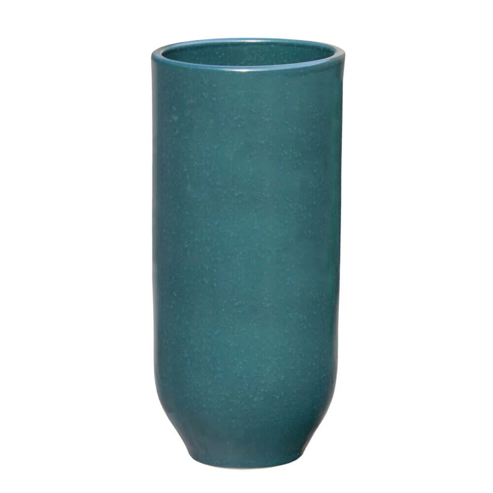 Outdoor Blumengefäß Aus Steinzeug - Rund - Hoch - Grün - Varius Verde 1 Outdoor Blumengefäß Aus Steinzeug - Rund - Hoch - Grün - Varius Verde