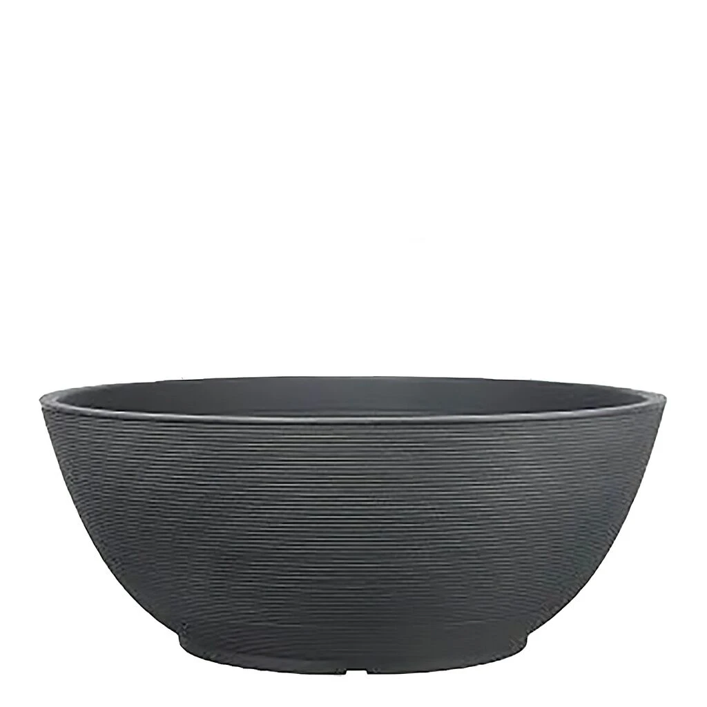 Outdoor XXL Pflanzschale Aus Kunststoff - UV-Beständig - Anthrazit - Kahula 2 Outdoor XXL Pflanzschale Aus Kunststoff - UV-Beständig - Anthrazit - Kahula – Bild 2