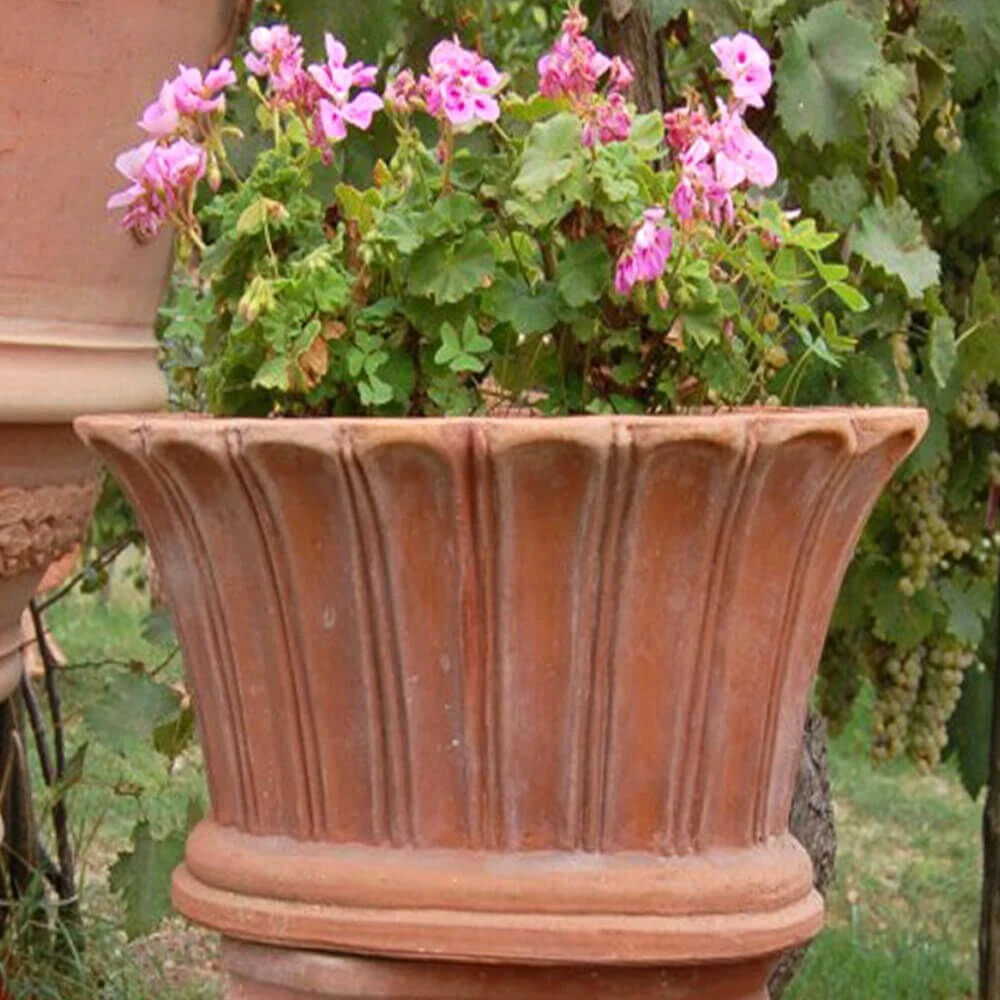 Pflanzgefäß Aus Terrakotta Für Den Garten - Salaj 1 Pflanzgefäß Aus Terrakotta Für Den Garten - Salaj