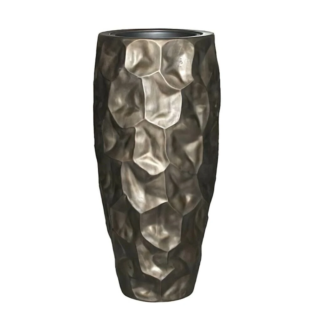 Pflanzvase Mit Einsatz - Indoor - Moderner Graphit Look - Asketano 2 Pflanzvase Mit Einsatz - Indoor - Moderner Graphit Look - Asketano – Bild 2