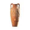 Robuster Terracotta Krug Mit Ornament - Ercole