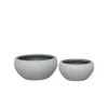 Runde Pflanzschale Aus Polystone Im 2er Set - Sovana