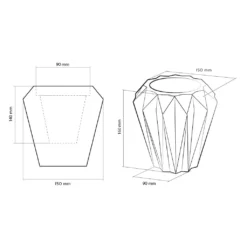 Runder Beton Pflanztopf Modern Mit Eckiger Oberfläche - Modigliani 11 Runder Beton Pflanztopf Modern Mit Eckiger Oberfläche - Modigliani -Garten Takt Verkäufe runder beton pflanztopf modern mit eckiger oberflaeche modigliani5