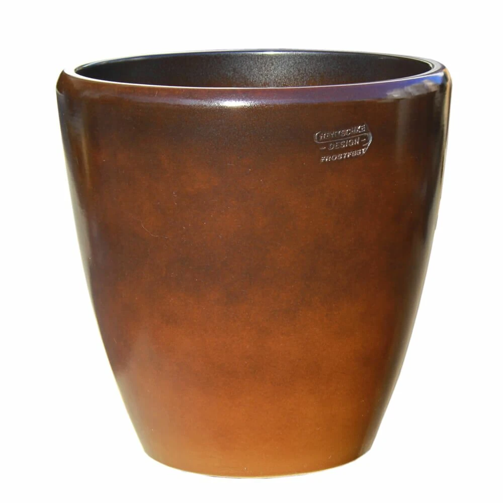 Runder Blumenkübel In Braun - Steinzeug Frostfest - Zeitlos Kaufen - Akaste Brun 1 Runder Blumenkübel In Braun - Steinzeug Frostfest - Zeitlos Kaufen - Akaste Brun