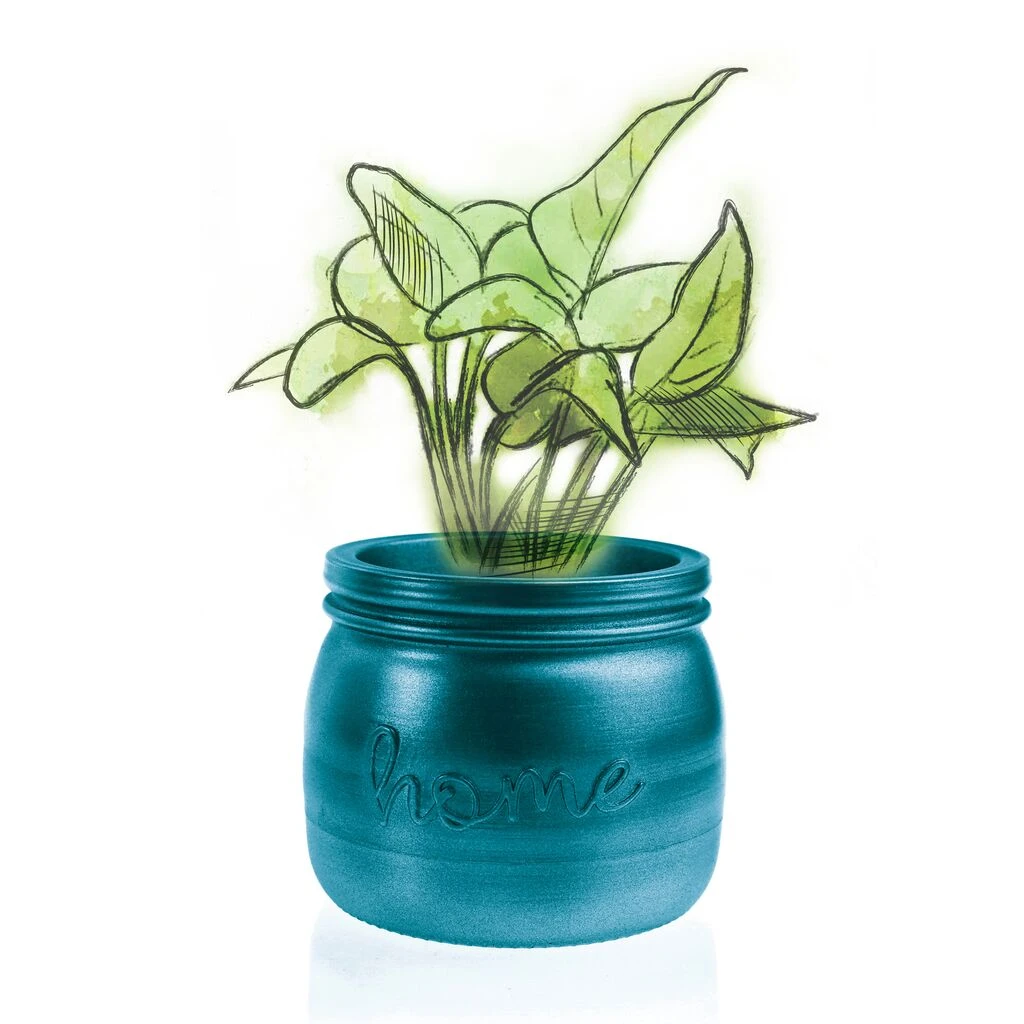 Runder Home-Blumentopf Aus Beton Im Klassischen Design - Mondrin 1 Runder Home-Blumentopf Aus Beton Im Klassischen Design - Mondrin