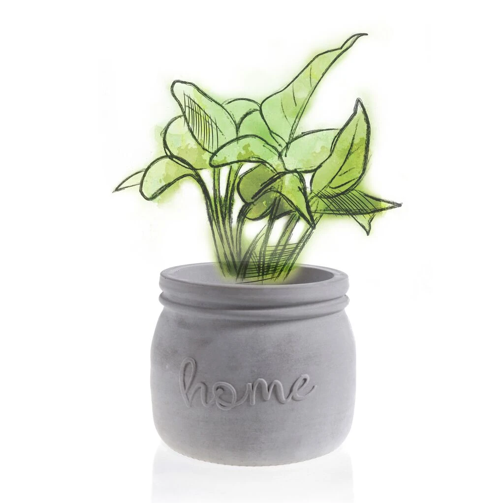 Runder Home-Blumentopf Aus Beton Im Klassischen Design - Mondrin 3 Runder Home-Blumentopf Aus Beton Im Klassischen Design - Mondrin – Bild 3