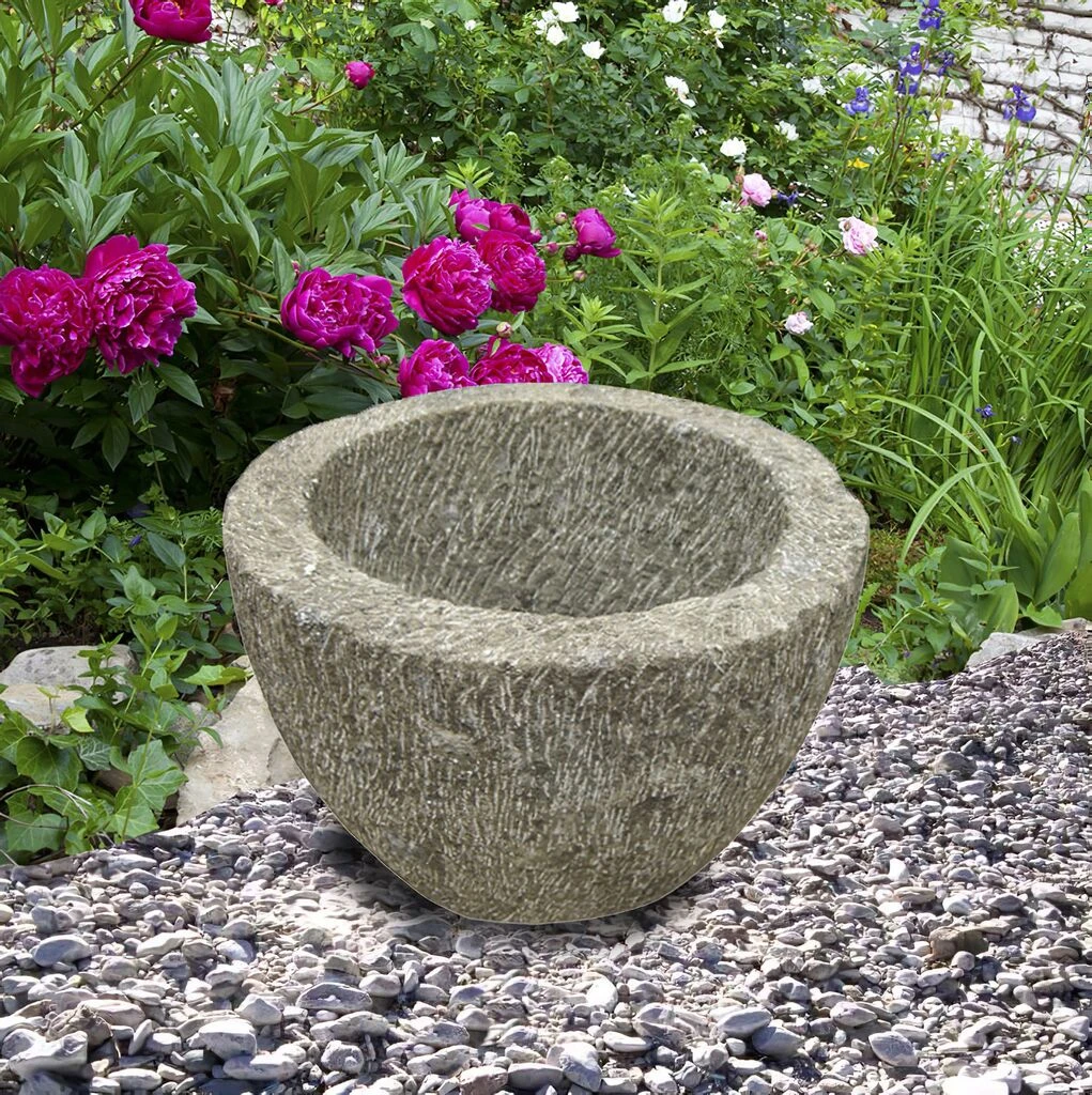 Rustikale Vogeltränke Aus Naturstein - Boteng 2 Rustikale Vogeltränke Aus Naturstein - Boteng – Bild 2