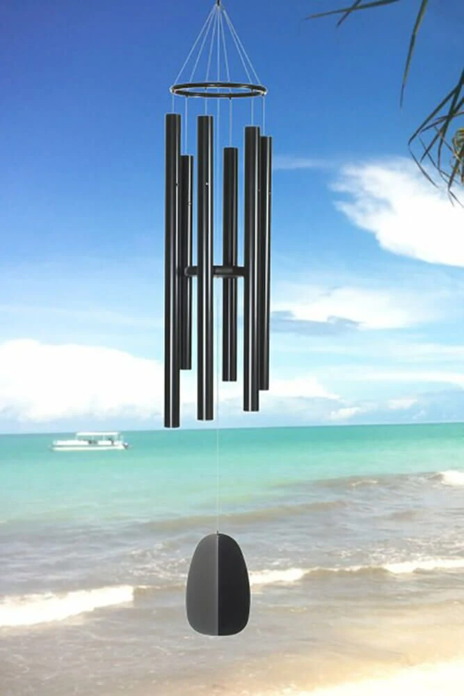 Stilvolles Windspiel XXL In Schwarz - Bells Of Paradise - Schwarz 2 Stilvolles Windspiel XXL In Schwarz - Bells Of Paradise - Schwarz – Bild 2