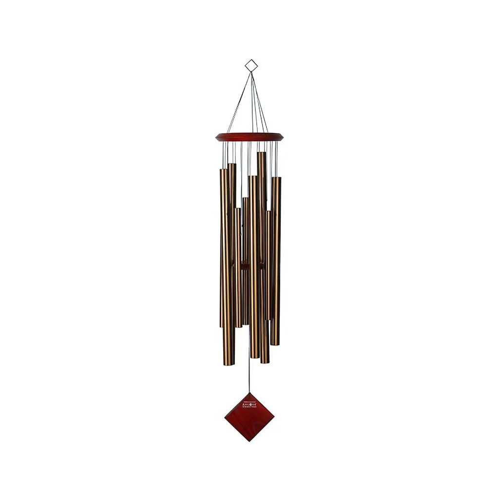 Windspiel Bronzefarben Mit Rotem Holz - Chimes Of Eclipse - Bronze 1 Windspiel Bronzefarben Mit Rotem Holz - Chimes Of Eclipse - Bronze