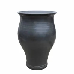 XXL Blumenkübel In Eleganter Form - Anthrazit - Rund - Fabulosa Niger