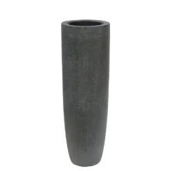 XXL Outdoor Pflanzvase Aus Polystone - Grau - Mezzano